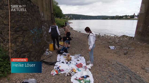 Ökologieunterricht am Rhein - Foto/Abbildung: SWR aktuell