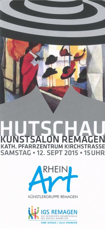 Flyer zur Hutschau - Foto/Abbildung: RheinART