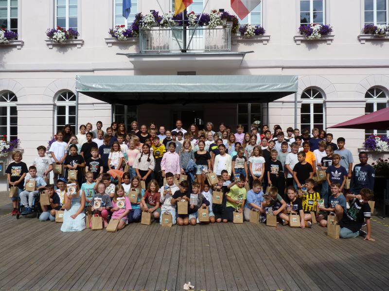5er: Besuch im Rathaus - Foto/Abbildung: Jörg Jungblut